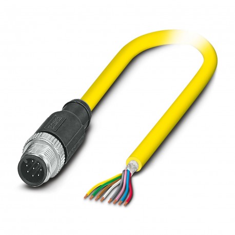 SAC-8P-M12MS/ 2,0-542 SH BK - SAC-8P-M12MS/ 2,0-542 SH BK 1406073 PHOENIX CONTACT Sensor/actuator cable