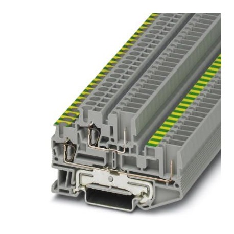 STTB 2,5/2P-PE/L - STTB 2,5/2P-PE/L 3061156 PHOENIX CONTACT Protective conductor double-level terminal block