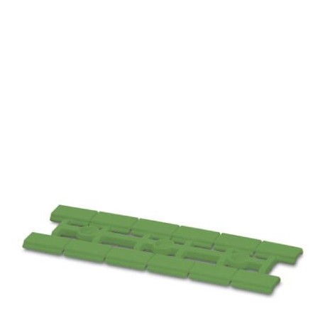 UM-TMF (10X5) GN - UM-TMF (10X5) GN 0833117 PHOENIX CONTACT Marker for terminal blocks, Strip, green, unlabeled, rotulable with..