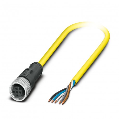 SAC-5P-2,0-542/M12FS BK - SAC-5P- 2,0-542/M12FS BK 1406169 PHOENIX CONTACT Sensor/actuator cable