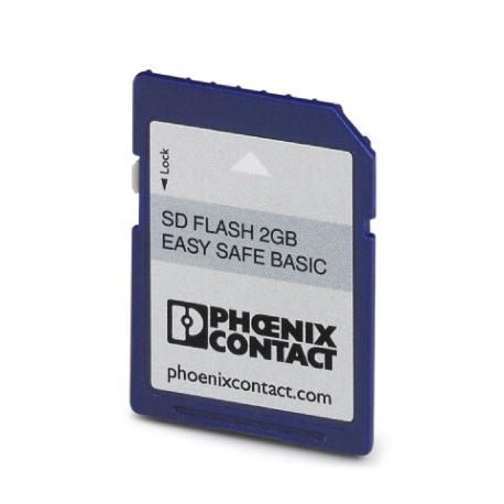 SD FLASH 2GB EASY SAFE BASIC - SD FLASH 2GB EASY SAFE BASIC 2403297 PHOENIX CONTACT Memoria programmi e configurazione