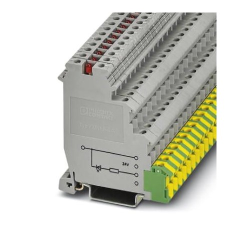 VIOK 1,5-LA 24RD/MU-O - VIOK 1,5-LA 24RD/MU-O 2718073 PHOENIX CONTACT Sensor/actuator terminal block