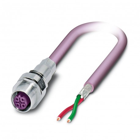 SACCEC-M12FSB-2CON-M16/10-910 - SACCEC-M12FSB-2CON-M16/10-910 1525911 PHOENIX CONTACT Bus system flat-type plug