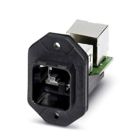 VS-PPC-F1-RJ45-POBK-1RF-BU/BU - VS-PPC-F1-RJ45-POBK-1RF-BU/BU 1404760 PHOENIX CONTACT Panel mounting frames