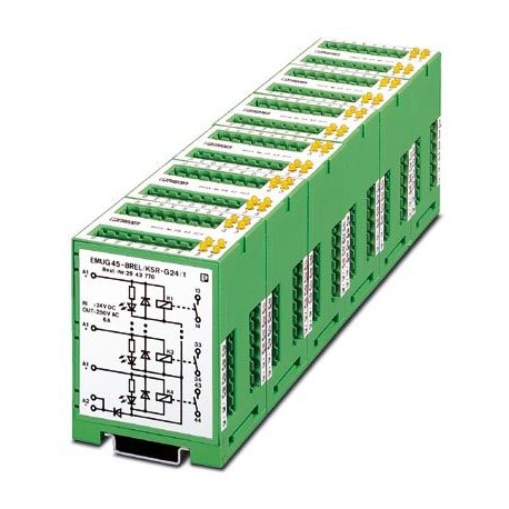 EMUG 45- 8REL/KSR-G 24/ 1 - EMUG 45- 8REL/KSR-G 24/ 1 2943770 PHOENIX CONTACT Multiple relay module
