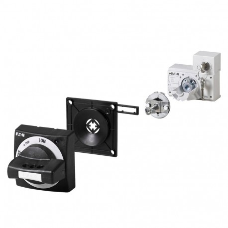 NZM1-XTVDKL - NZM1-XTVDKL 172528 Y7-172528 EATON ELECTRIC Door coupling rotary handle, black, +key lock, size 1