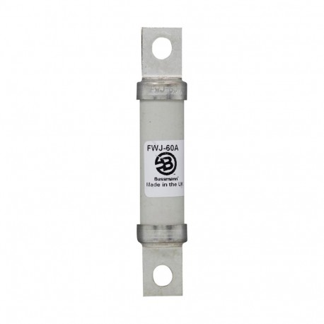 60AMP 1000V AC SEMI-COND FUSE - 60AMP 1000V AC SEMI-COND FUSE FWJ-60A EATON ELECTRIC cartridge fuse, ultra rapid, 60 A, AC 1000 V, DC 800 V,..