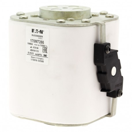 FUSE 1900A 1500V 4BKN/125AR - FUSE 1900A 1500V 4BKN/125AR 170M7255 EATON ELECTRIC Fuse-link, high speed, 1900 A, AC 1500 V, size 4, 120 x ..