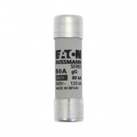 C14G50S - C14G50S EATON ELECTRIC Fuse-link, LV, 50 A, AC 400 V, 14 x 51 mm, gL/gG, IEC, with striker