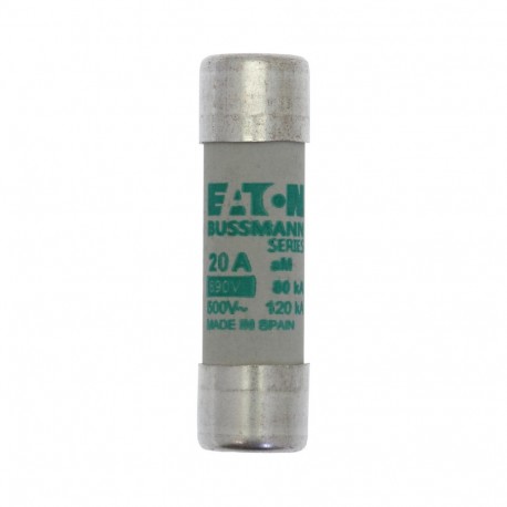 C14M20S - C14M20S EATON ELECTRIC Fuse-link, LV, 20 A, AC 500 V, 14 x 51 mm, aM, IEC, with striker