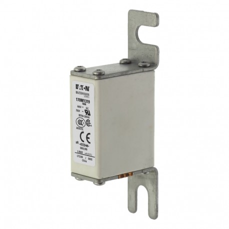 FUSE 160A 690V 000U/80 AR UC - FUSE 160A 690V 000U/80 AR UC 170M1319 EATON ELECTRIC Fuse-link, high speed, 160 A, AC 690 V, DIN 000, 21 x 4..