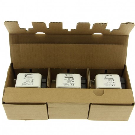 FUSE 400A 690V 2EK/91 AR UC - FUSE 400A 690V 2EK/91 AR UC 170M5358 EATON ELECTRIC Fuse-link, high speed, 400 A, AC 690 V, size 2, 61 x 77 ..