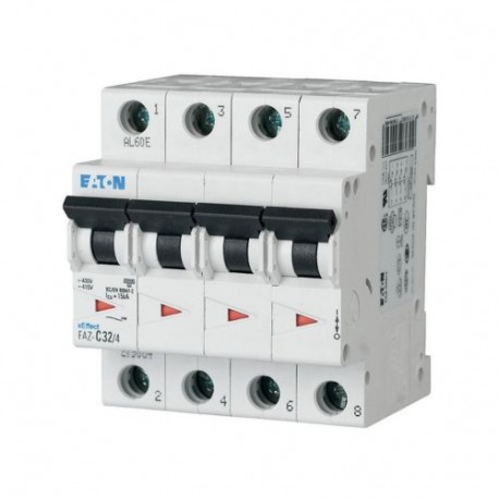 FAZ-Z13/4 - FAZ-Z13/4 106023 Y7-106023 EATON ELECTRIC Miniature circuit breaker (MCB), 13A, 4p, type Z characteristic