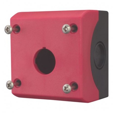 M22-SOL-IR1Q - M22-SOL-IR1Q 150646 Y7-150646 EATON ELECTRIC Surface mounting enclosure, black, red cover