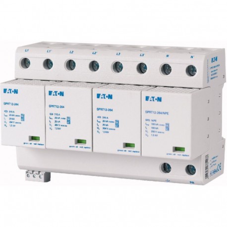 SPRT12-264/3+NPE-AX - SPRT12-264/3+NPE-AX 183185 EATON ELECTRIC Protection surge T1+T2+T3, 3+N-pole+AX
