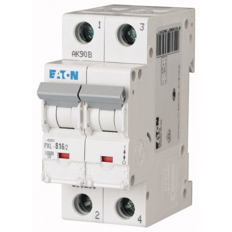 PXL-C16/2 - PXL-C16/2 236289 EATON ELECTRIC Miniature circuit breaker (MCB), 16A, 2p, C-Char, AC