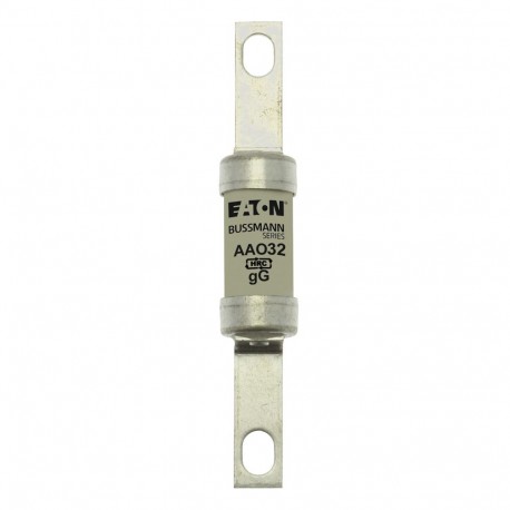 32A 550V AC BS88 gG FUSE - 32A 550V AC BS88 gG FUSE AAO32 EATON ELECTRIC Fuse-link, LV, 40 A, AC 500 V, BS88, 21 x 129 mm, gL/gG, BS