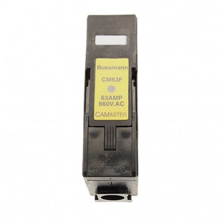 63A 660V CMSTR F/HOLD(10)2.2KG - 63A 660V CMSTR F/HOLD(10)2.2KG CM63F EATON ELECTRIC Fuse-holder, LV, 63 A, AC 690 V, BS88/A3, 1P, BS, black