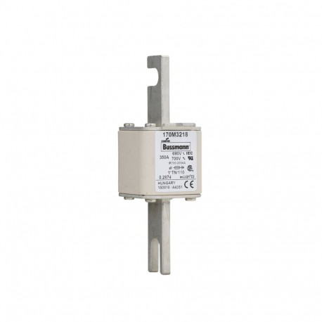 FUSE 350A 690V 1*TN/110 AR UC - FUSE 350A 690V 1*TN/110 AR UC 170M3218 EATON ELECTRIC Fuse-link, high speed, 350 A, AC 690 V, compact DIN 1,..