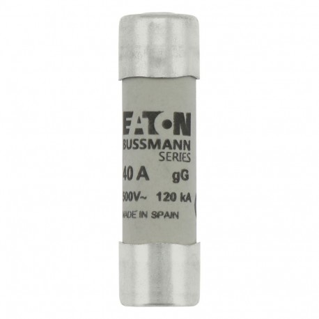 C14G40S - C14G40S EATON ELECTRIC Fuse-link, LV, 40 A, AC 500 V, 14 x 51 mm, gL/gG, IEC, with striker