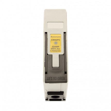 32A 660V WHT F/HOLD(10)1.3KG W - 32A 660V WHT F/HOLD(10)1.3KG W CM32FCW EATON ELECTRIC Fuse-holder, LV, 32 A, AC 690 V, BS88/A1, 1P, BS, white