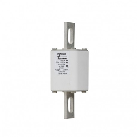 FUSE 160A 1250V 1FU/115 AR CU - FUSE 160A 1250V 1FU/115 AR CU 170M4688 EATON ELECTRIC Fuse-link, high speed, 160 A, AC 1250 V, size 1, 53 x ..