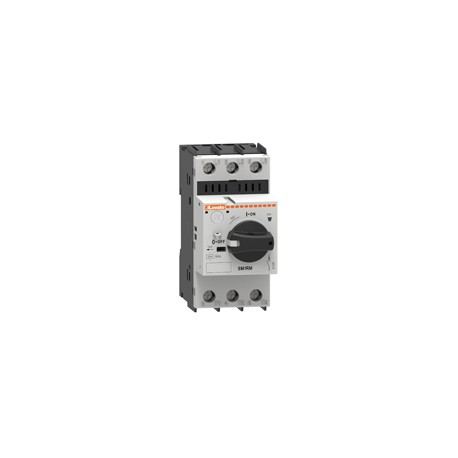 SM1RM0025 - SM1RM0025 LOVATO MOTOR PROTECTION CIRCUIT BREAKER, IEC BREAKING CAPACITY ICU 100KA AT 400V, 0.25A