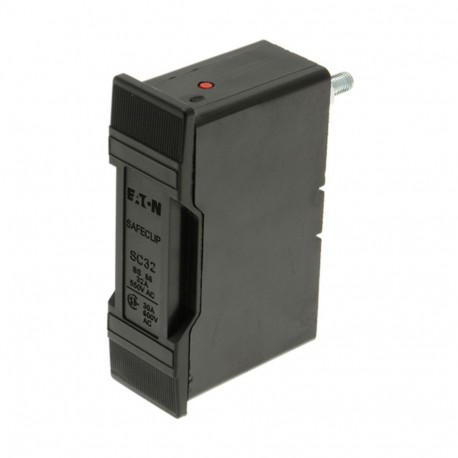 SC32BH - SC32BH EATON ELECTRIC Fuse-holder, LV, 32 A, AC 550 V, BS88/F1, 1P, BS, busbar mount, front connected, black