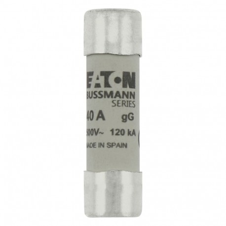 C14G40 - C14G40 EATON ELECTRIC Fuse-link, LV, 10 A, AC 690 V, 14 x 51 mm, gL/gG, IEC