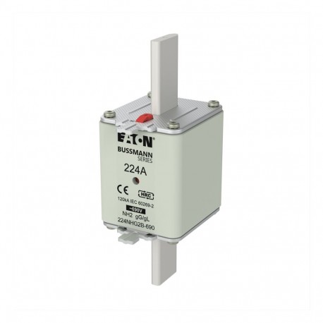 NH FUSE 224A 690V gG SIZE 2 - NH FUSE 224A 690V gG SIZE 2 224NHG2B-690 EATON ELECTRIC Fuse-link, LV, 100 A, AC 690V, NH1, gL/gG, IEC, dual..