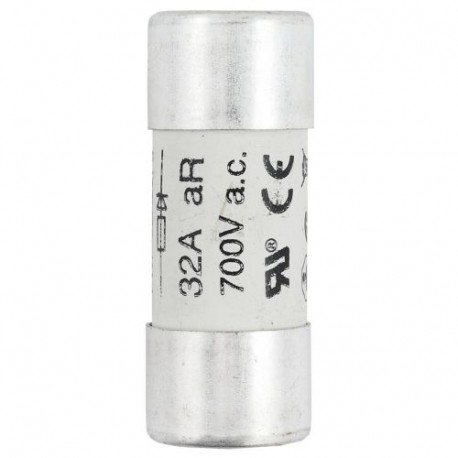 32AMP 700V AC FERRULE 22 X 58 MM - 32AMP 700V AC FERRULE 22 X 58 MM FWP-32A22F EATON ELECTRIC Fuse-link, high speed, 32 A, AC 700 V, 22 x 58 mm..