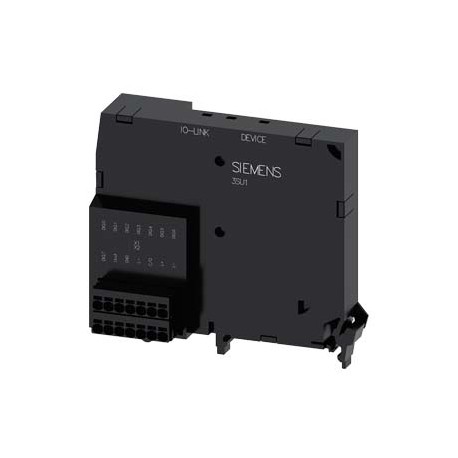 3SU1400-2HK10-6AA0 - 3SU1400-2HK10-6AA0 SIEMENS Electronics module for IO-Link, black, 8 inputs/outputs, 6 DI/2 DQ, Push-in, for ..