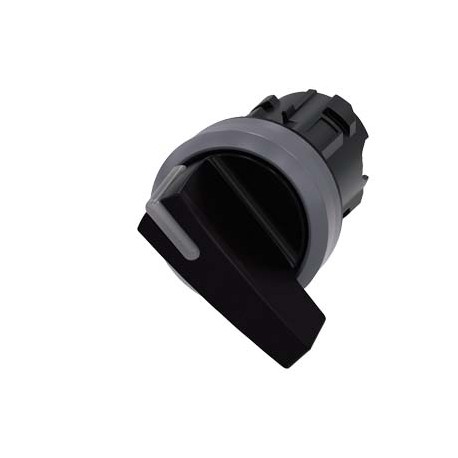 3SU1032-2CF10-0AA0 - 3SU1032-2CF10-0AA0 SIEMENS Illuminable selector switch, 22 mm, round, plastic with metal front ring, black, ..