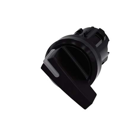 3SU1002-2CF10-0AA0 - 3SU1002-2CF10-0AA0 SIEMENS Illuminable selector switch, 22 mm, round, plastic, black, Selector switch long, ..
