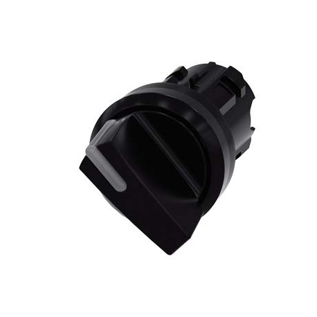 3SU1002-2BF10-0AA0 - 3SU1002-2BF10-0AA0 SIEMENS Illuminable selector switch, 22 mm, round, plastic, black, Selector switch short,..