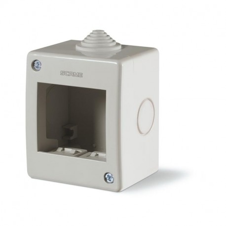 136.6122 - 136.6122 SCAME EVOLVE S. M. ENCLOSURE IP40 2 GANG