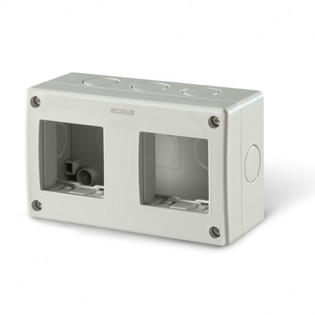 136.6124 - 136.6124 SCAME EVOLVE S. M. ENCLOSURE IP40 2+2 GANG