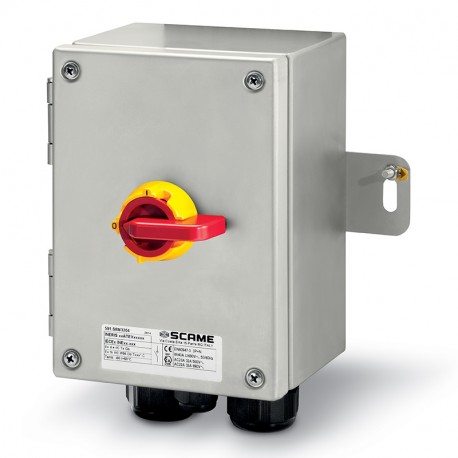 591.SEM6302 - 591.SEM6302 SCAME SWITCH DISCONNECTOR 63A 2P IP66