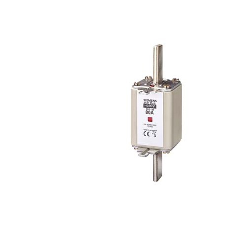 3NA7232-6 - 3NA7232-6 SIEMENS LV HRC fuse element, NH2, In: 125 A, gG, Un AC: 690 V, Un DC: 440 V, Combined indicator, l..