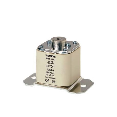 3NE6437-7 - 3NE6437-7 SIEMENS SITOR fuse link, with female thread on both sides, In: 710 A, aR, Un AC: 900 V, Un DC: 440..