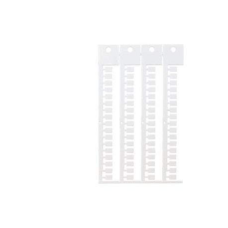8WA8348-2AY - 8WA8348-2AY SIEMENS inscription label, front, vertical, terminal width: 5 mm, H: 7 mm, white