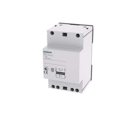 4AC3724-0 - 4AC3724-0 SIEMENS Safety transformer, 24VA Primary 230 V AC, 50Hz, secondary 8 V, 12 V AC With PTC fuse, 3MW..