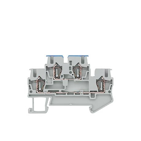 8WH2020-4CF00 - 8WH2020-4CF00 SIEMENS Two-tier terminals with spring-loaded connection, top to bottom L, Cross-section: 0.08..