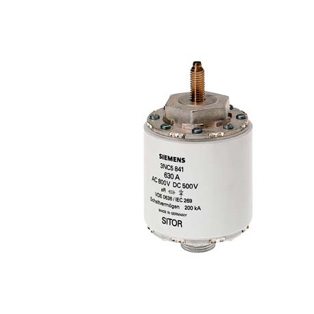 3NC5838 - 3NC5838 SIEMENS SITOR fuse link, with internal thread and bolt terminal, In: 800 A, aR, Un AC: 1000 V, Un DC..