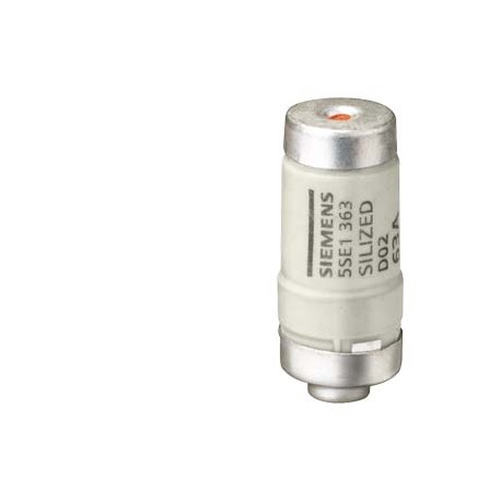 5SE1363 - 5SE1363 SIEMENS NEOZED fuse-link, D02, 63 A, gR, Un AC: 400 V, Un DC: 250 V, SILIZED