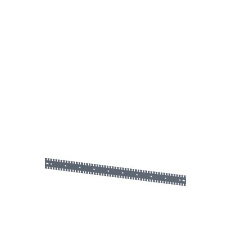 8MF1000-2HC13-0 - 8MF1000-2HC13-0 SIEMENS SIVACON, mounting rail, serrated, L: 1000 mm, zinc-plated