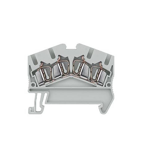 8WH2504-0AF00 - 8WH2504-0AF00 SIEMENS Through-type terminals with spring-loaded connection, Compact design, 4 terminals Cros..