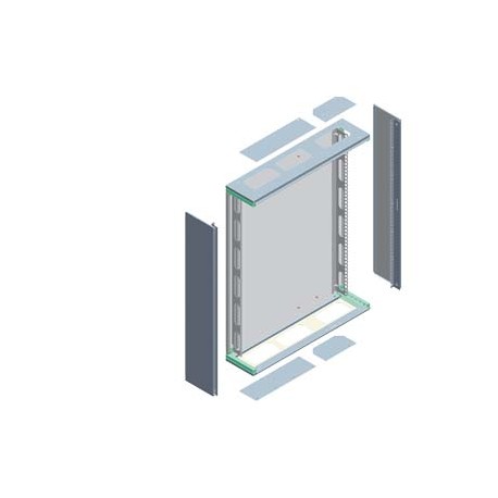 8GK2100-3KL23 - 8GK2100-3KL23 SIEMENS ALPHA 630 UNIVERSAL, wall-mounted cabinet, Flat Pack, IP43, Protection class 1, H: 100..
