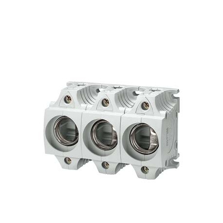 5SF5068 - 5SF5068 SIEMENS DIAZED fuse base Size DII Molded plastic, 3-pole touch-protected (BGV A2) Access: Double fun..