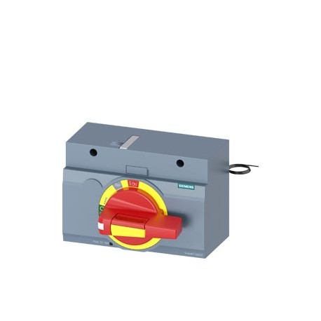 3VA9467-0EK27 - 3VA9467-0EK27 SIEMENS front mounted rotary operator emergency-off with door interlock IEC IP30/40 24V DC lig..